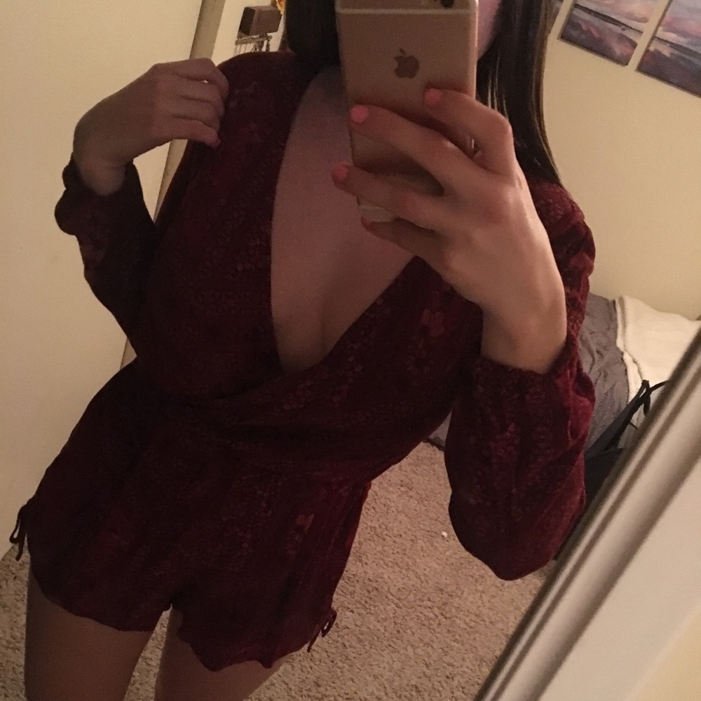 Kendall and Kylie red romper
